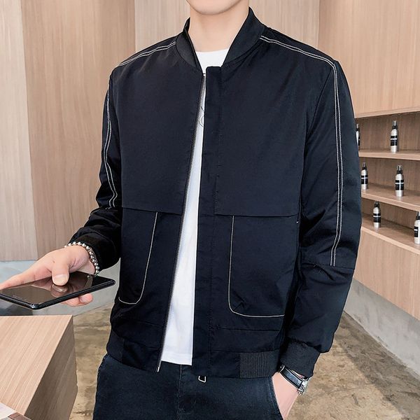 solid color tooling autumn 2021 new fashion korean leisure collar jacket men's youth coat, Black;brown
solid color tooling autumn 2021 new fashion korean leisure collar jacket men's youth coat, Black;brown