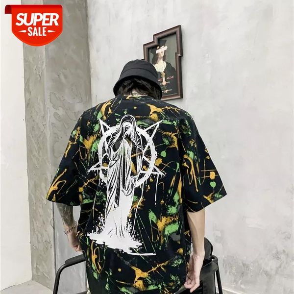 SEVEYFAN 2021 Men's Short Sleeve T-shirt Hip Hop Men's Summer T-shirt Personality Graphic Print Top #8X0y, White;black
SEVEYFAN 2021 Men's Short Sleeve T-shirt Hip Hop Men's Summer T-shirt Personality Graphic Print Top #8X0y, White;black