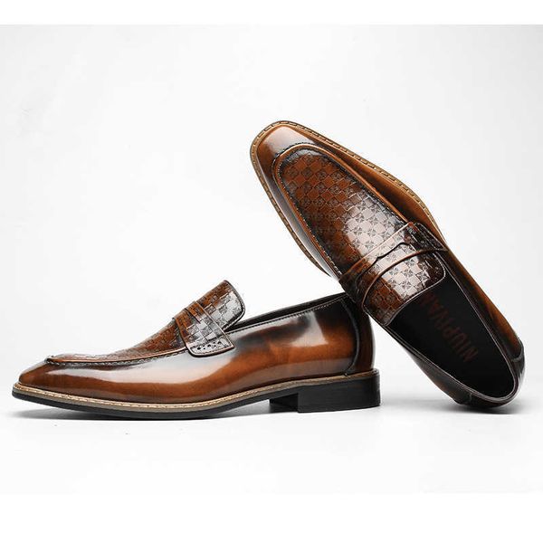 new men's shoes summer square head business ess leather patent bright lefu embossed fashion, Black
new men's shoes summer square head business ess leather patent bright lefu embossed fashion, Black