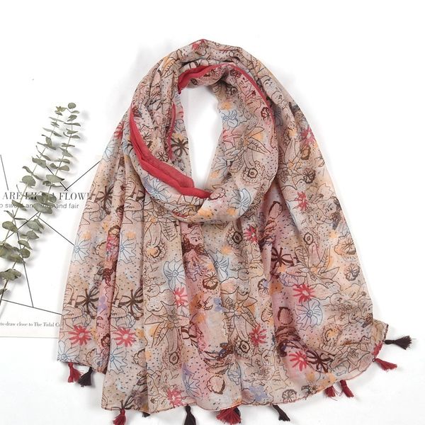 2021 spring and autumn pink flower decoration women's rectangular plain summer printed silk scarf sunscreen shawl, Blue;gray
2021 spring and autumn pink flower decoration women's rectangular plain summer printed silk scarf sunscreen shawl, Blue;gray