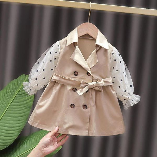 coat girls windproof jacket children's double-breasted lapel trench long sleeve kids spring autumn with belt, Blue;gray
coat girls windproof jacket children's double-breasted lapel trench long sleeve kids spring autumn with belt, Blue;gray