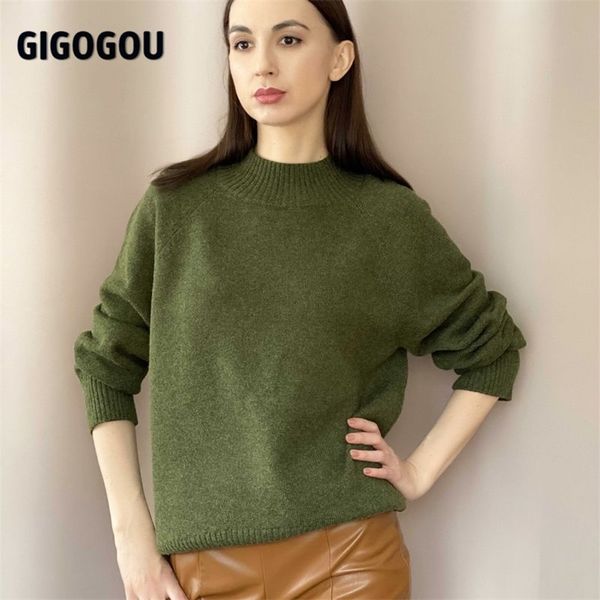 gigogou woolen women turtleneck sweaters autumn winter thick warm knitted pullover oversized jumper women cashmere sweater 210918, White;black
gigogou woolen women turtleneck sweaters autumn winter thick warm knitted pullover oversized jumper women cashmere sweater 210918, White;black