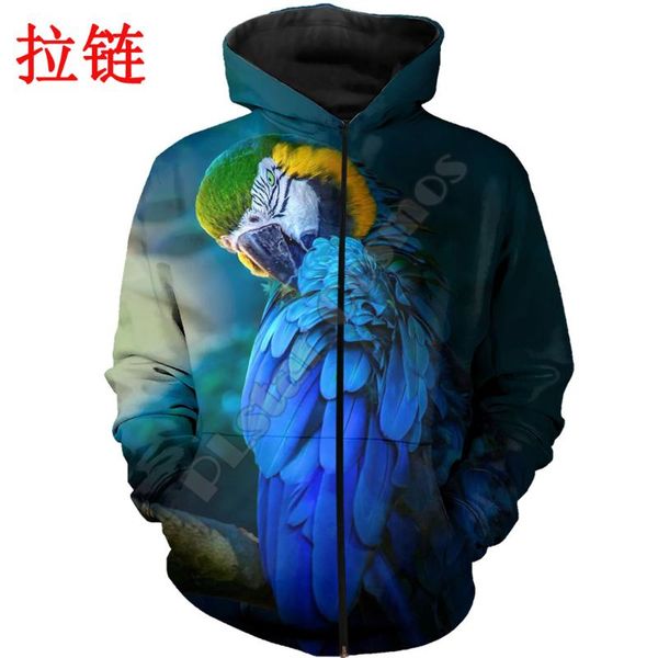 men's hoodies & sweatshirts drop love animal beautiful parrot 3d printing mens zip hooded zipper pullover casual jacket kj704, Black
men's hoodies & sweatshirts drop love animal beautiful parrot 3d printing mens zip hooded zipper pullover casual jacket kj704, Black