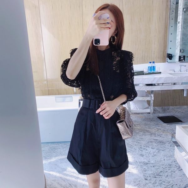 new summer black lace patchwork jumpsuit women 2021 runway designers long sleeve playsuit female ropa mujer p774, Black;white
new summer black lace patchwork jumpsuit women 2021 runway designers long sleeve playsuit female ropa mujer p774, Black;white