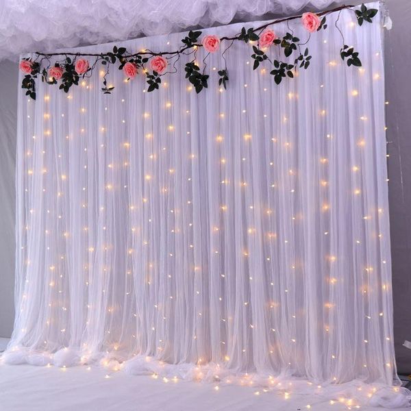3 x 3 m wedding backdrop wall curtains kids birthday party decoration stage background silk drape with led lights flower rattan
3 x 3 m wedding backdrop wall curtains kids birthday party decoration stage background silk drape with led lights flower rattan