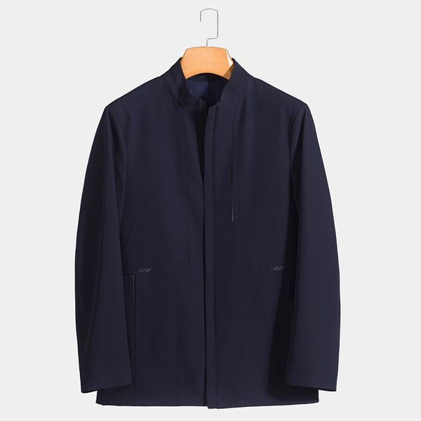 men's jackets middle aged men spring autumn business casual stand collar jacket outerwear male coat overcoat, Black;brown
men's jackets middle aged men spring autumn business casual stand collar jacket outerwear male coat overcoat, Black;brown