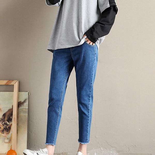maternity bottoms sagace woman pregnant breastfeeding elastic loose supporting vintgae washed denim jeans clothing spring, White
maternity bottoms sagace woman pregnant breastfeeding elastic loose supporting vintgae washed denim jeans clothing spring, White