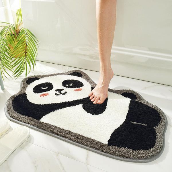 bathroom door entrance mat cartoon panda bath rug non-slip mat toilet door entrance absorbent anti-slip mats
bathroom door entrance mat cartoon panda bath rug non-slip mat toilet door entrance absorbent anti-slip mats