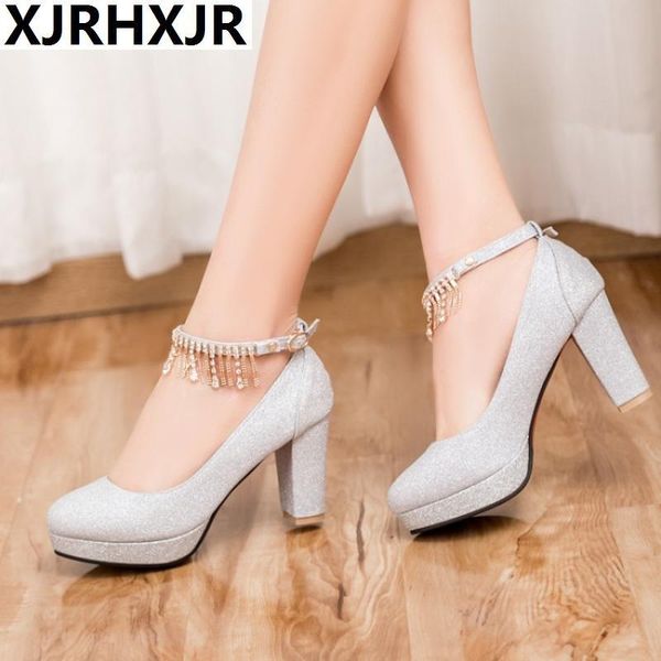 plus size wedding high heels ankle strap platform square heel women pumps fashion buckle strap chain dress party shoes woman, Black
plus size wedding high heels ankle strap platform square heel women pumps fashion buckle strap chain dress party shoes woman, Black