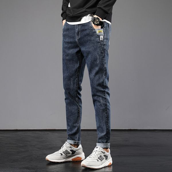 2021 new korean style fashion men jeans retro black blue casual cotton denim trousers vintage designer slim fit pencil pan s874
2021 new korean style fashion men jeans retro black blue casual cotton denim trousers vintage designer slim fit pencil pan s874