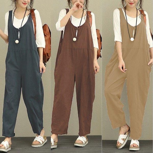 women's jumpsuits & rompers spring and summer women fashion loose high waist breathable jumpsuit female trendy color cotton blended fab, Black;white
women's jumpsuits & rompers spring and summer women fashion loose high waist breathable jumpsuit female trendy color cotton blended fab, Black;white