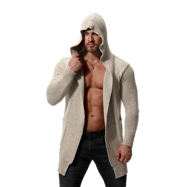 men's sweaters autumn winter men fashion long cardigan knitted hooded cloak man casual steetwear hip hop sweater jacket vintage jersey, White;black
men's sweaters autumn winter men fashion long cardigan knitted hooded cloak man casual steetwear hip hop sweater jacket vintage jersey, White;black