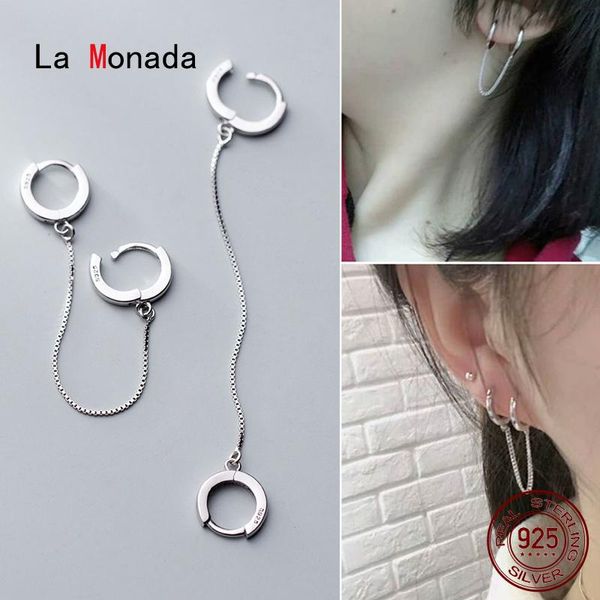 hoop & huggie la monada earrings for women silver 925 double fine jewelry chain, Golden;silver
hoop & huggie la monada earrings for women silver 925 double fine jewelry chain, Golden;silver