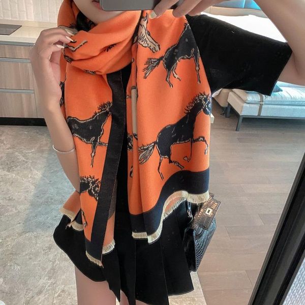 scarves 2021 luxury cashmere scarf winter women pashmina shawls warm blanket wraps female foulard bandana lady double-sided, Blue;gray
scarves 2021 luxury cashmere scarf winter women pashmina shawls warm blanket wraps female foulard bandana lady double-sided, Blue;gray