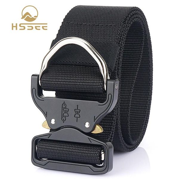 hssee official authentic 5cm men's tactical belt rust-proof metal buckle 1200d soft nylon durable gun belt equipment, Black;gray
hssee official authentic 5cm men's tactical belt rust-proof metal buckle 1200d soft nylon durable gun belt equipment, Black;gray