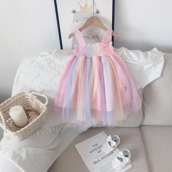 girl's dresses children girls dress sweet suspenders rainbow mesh summer vest princess kid girl clothes sundress for, Red;yellow
girl's dresses children girls dress sweet suspenders rainbow mesh summer vest princess kid girl clothes sundress for, Red;yellow