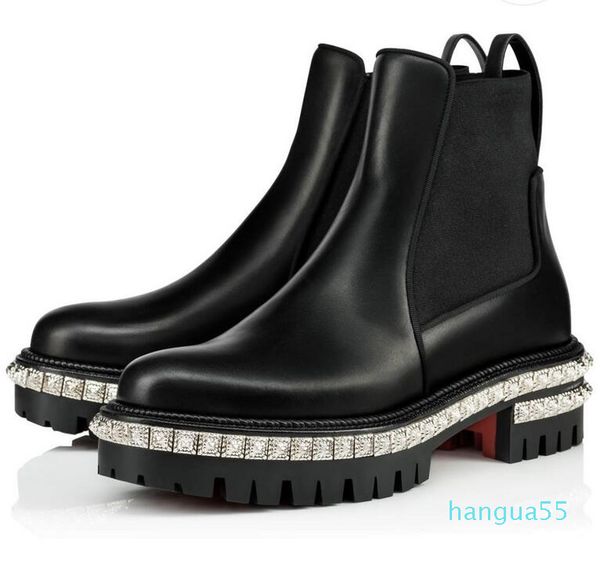 elegant designer winter women studs ankle boots red bottom shoes pointed toe high heels women's luxurious party dress lady booty 9304, Black
elegant designer winter women studs ankle boots red bottom shoes pointed toe high heels women's luxurious party dress lady booty 9304, Black