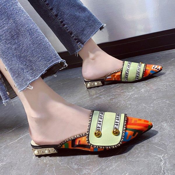 slippers summer fashion women pointed toe colours string bead square low heels outsides ladies slides brand beach mules shoes, Black
slippers summer fashion women pointed toe colours string bead square low heels outsides ladies slides brand beach mules shoes, Black