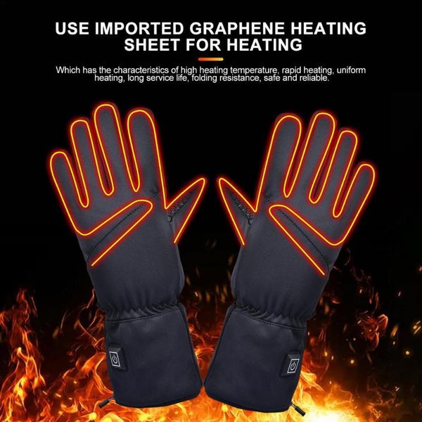 cycling gloves heated winter electric adjustable temperature warm heating supplies hiking glove for play phone, Black
cycling gloves heated winter electric adjustable temperature warm heating supplies hiking glove for play phone, Black