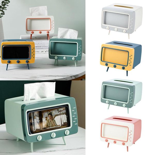 tissue boxes & napkins creative 2 in 1 tv shape box deskpaper holder dispenser storage napkin case organizer with mobile phone
tissue boxes & napkins creative 2 in 1 tv shape box deskpaper holder dispenser storage napkin case organizer with mobile phone