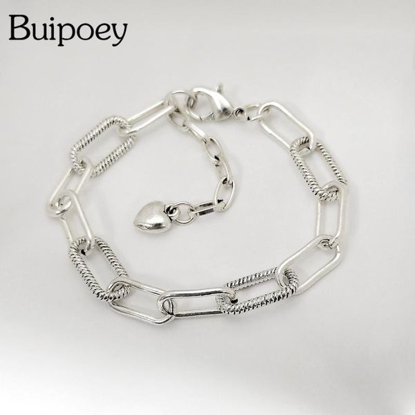 link, chain buipoey adjustable size lobster clasp tie bracelets fit original charm silver color bracelet for women boy girl child bangle, Black
link, chain buipoey adjustable size lobster clasp tie bracelets fit original charm silver color bracelet for women boy girl child bangle, Black