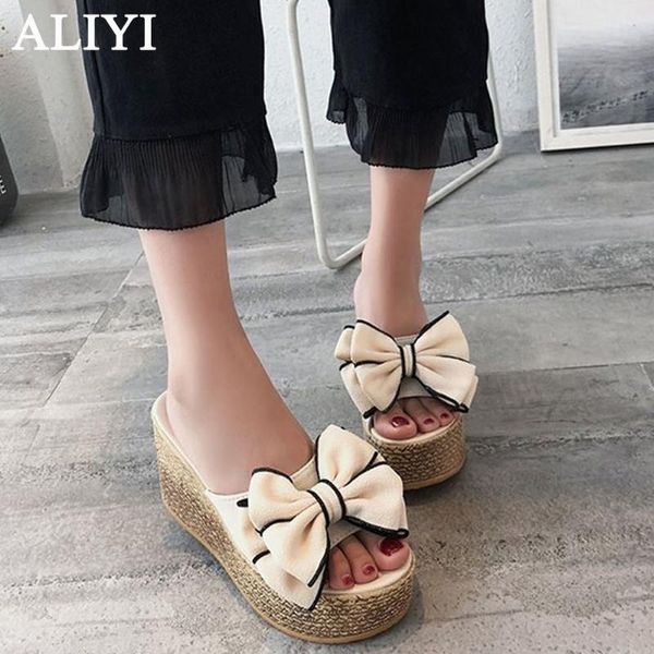 sandals women's bowknot 2021 summer cute open toe ladies wedge comfortable dress beach slippers 35-40 female platform shoes, Black
sandals women's bowknot 2021 summer cute open toe ladies wedge comfortable dress beach slippers 35-40 female platform shoes, Black