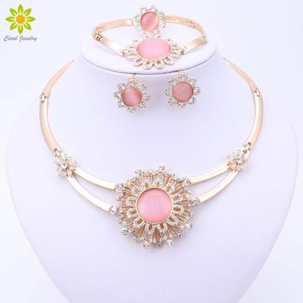 earrings & necklace bridal jewelry set quality african big flower gold color sets wedding costume jewellery bead, Silver
earrings & necklace bridal jewelry set quality african big flower gold color sets wedding costume jewellery bead, Silver