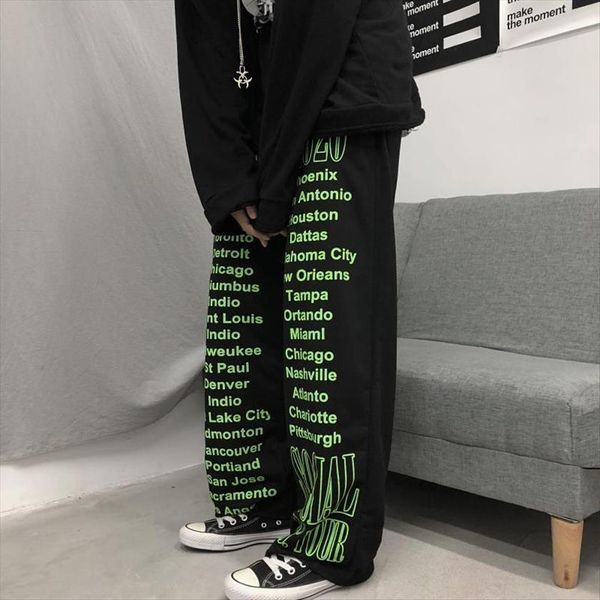 lism wide leg letter women capris print vintage baggy streetwear high waist trousers autumn fashion loose palazzo pant, Black;white
lism wide leg letter women capris print vintage baggy streetwear high waist trousers autumn fashion loose palazzo pant, Black;white