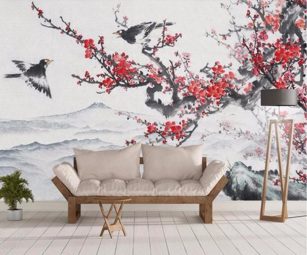 wallpapers cjsir custom wallpaper chinese flower and bird ink hand-painted plum landscape tv couch background wall murals 3d
wallpapers cjsir custom wallpaper chinese flower and bird ink hand-painted plum landscape tv couch background wall murals 3d
