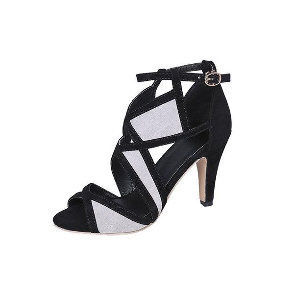 2021 new summer women's sandals pu lace fashion suede open toe women's sandals buckle british button, Black
2021 new summer women's sandals pu lace fashion suede open toe women's sandals buckle british button, Black