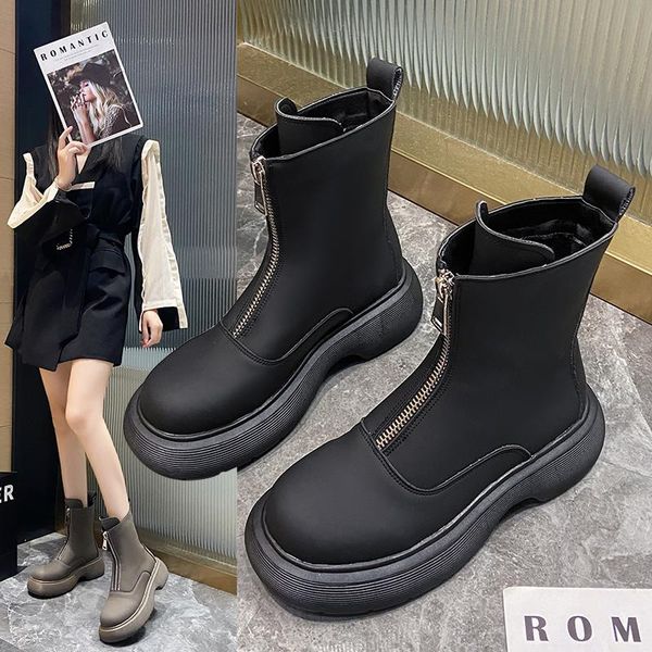 boots autumn winter ankle for women clunky platform fashion ladies zipper waterproof black short
boots autumn winter ankle for women clunky platform fashion ladies zipper waterproof black short