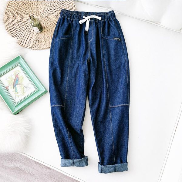 women's jeans high waist harem denim pants women blue streetwear trousers fashion harajuku straight boyfriend with pockets
women's jeans high waist harem denim pants women blue streetwear trousers fashion harajuku straight boyfriend with pockets