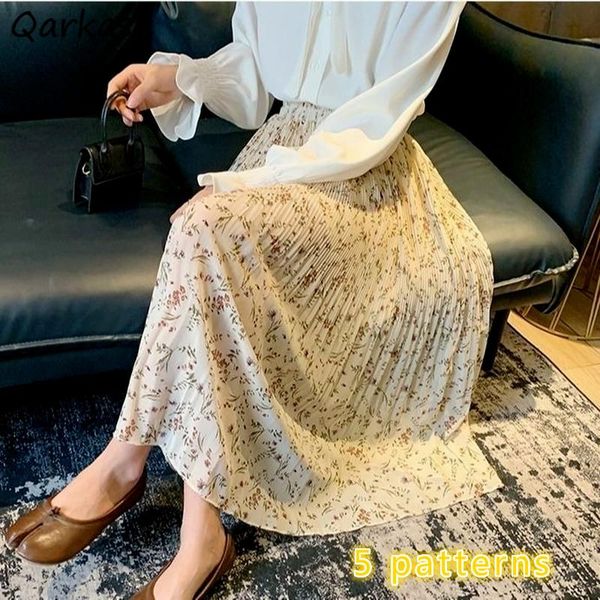 skirts 5 patterns floral pleated women elegant leisure temperament summer soft chiffon ladies long skirt holiday lovely chic ins, Black
skirts 5 patterns floral pleated women elegant leisure temperament summer soft chiffon ladies long skirt holiday lovely chic ins, Black