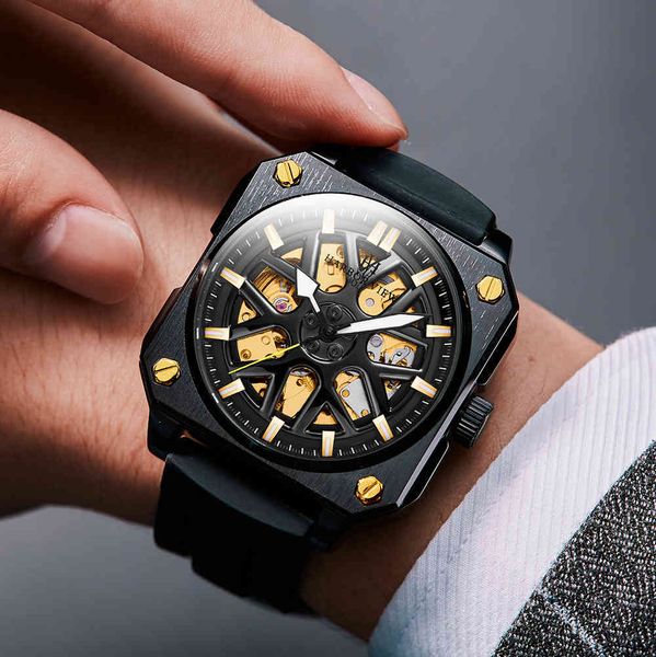 watch harbin view fashion trend hollow out men's sports pointer scale luminous automatic mechanical, Slivery;brown
watch harbin view fashion trend hollow out men's sports pointer scale luminous automatic mechanical, Slivery;brown