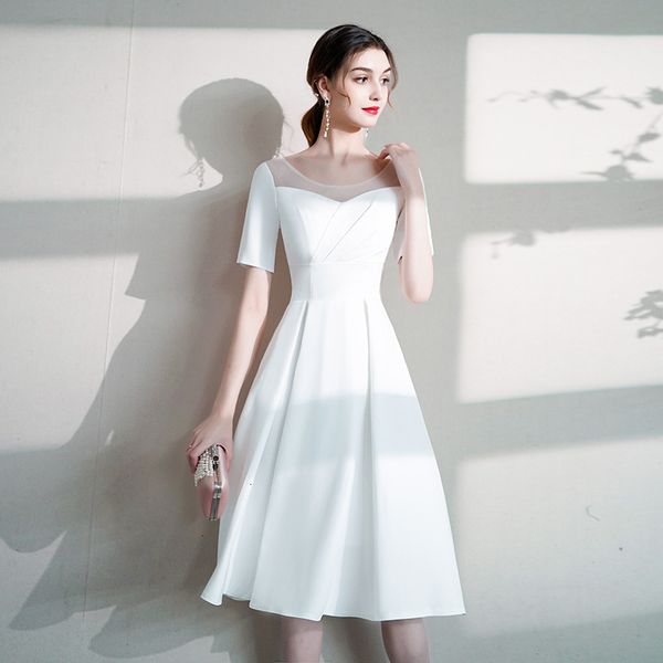 new elegant 2021 white slim waist mesh o-neck midi length party short sleeve women clothes vestidos y5cb, Black;gray
new elegant 2021 white slim waist mesh o-neck midi length party short sleeve women clothes vestidos y5cb, Black;gray