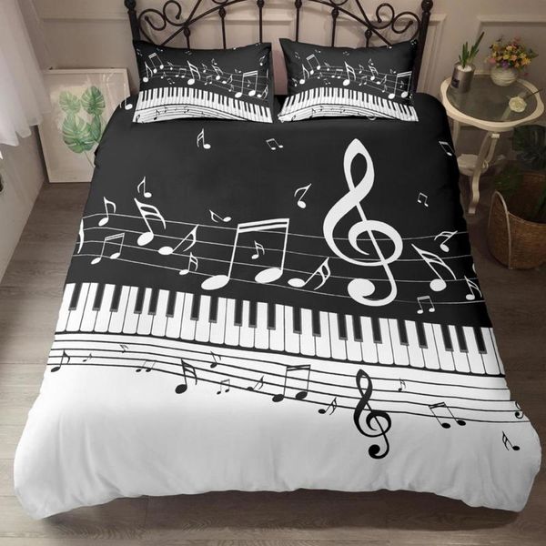 3d printing bedding set music note treble clef staff black & white 2/3 piec duvet cover sets microfiber bed cloth
3d printing bedding set music note treble clef staff black & white 2/3 piec duvet cover sets microfiber bed cloth