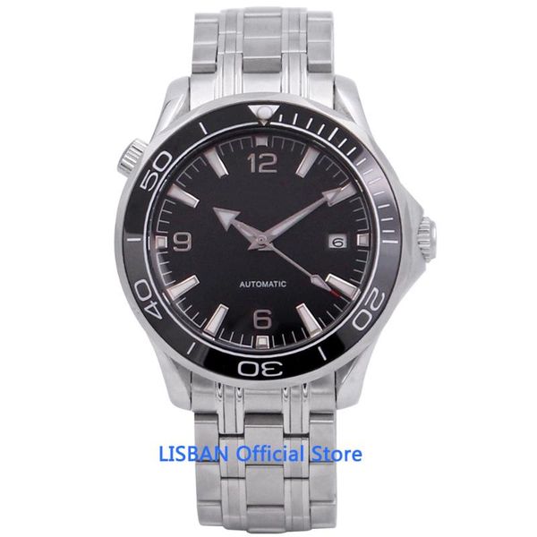 wristwatches 41mm sterile dial mens mechanical watch miyota movement sapphire crystal luminous waterproof automatic wristwatch men, Slivery;brown
wristwatches 41mm sterile dial mens mechanical watch miyota movement sapphire crystal luminous waterproof automatic wristwatch men, Slivery;brown