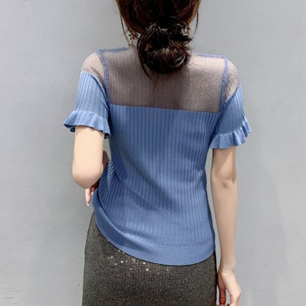 summer european style knitted thin t-shirt chic v-neck irregularity button ruffles shiny women new tees 2021 t13122a qu36, White
summer european style knitted thin t-shirt chic v-neck irregularity button ruffles shiny women new tees 2021 t13122a qu36, White