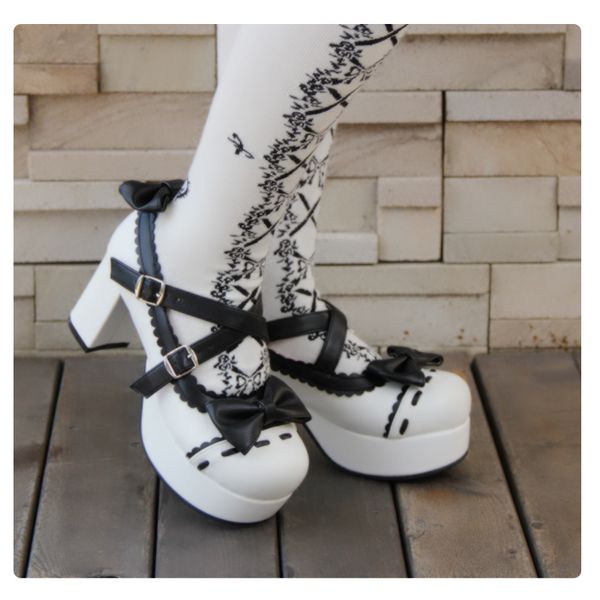 chunky high heels eight inches sweet girl kawaii tea nice japanese party anime cosplay lolita women's shoes platform vnm9, Black
chunky high heels eight inches sweet girl kawaii tea nice japanese party anime cosplay lolita women's shoes platform vnm9, Black