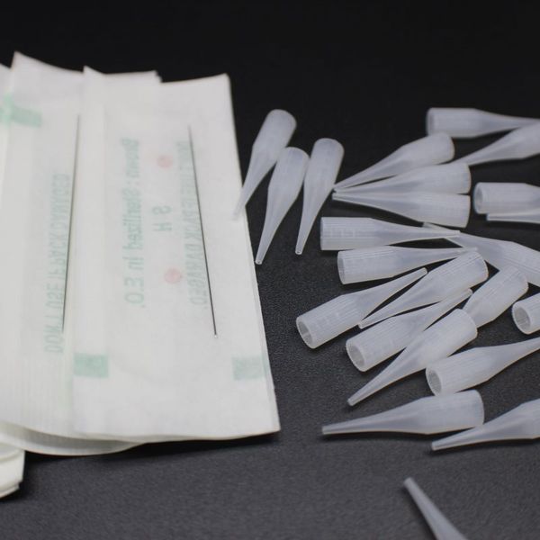 100pcs disposable sterilized professional tattoo needles with 100 pcs needle tips for permanent makeup eyebrow machine
100pcs disposable sterilized professional tattoo needles with 100 pcs needle tips for permanent makeup eyebrow machine