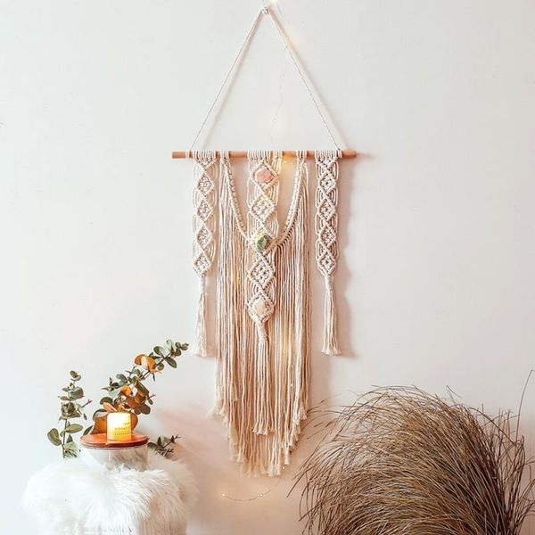 tapestries handmade woven macrame wall hanging tapestry with tassel wedding decoration home living room decor
tapestries handmade woven macrame wall hanging tapestry with tassel wedding decoration home living room decor