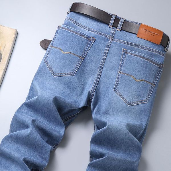 men's jeans stretch brand loose straight-leg summer thin classic style casual pants spring and autumn denim trousers male, Blue
men's jeans stretch brand loose straight-leg summer thin classic style casual pants spring and autumn denim trousers male, Blue