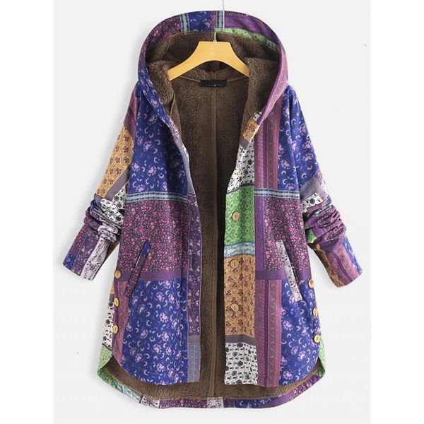 2021 new winter leisure ethnic style printed fleece hooded warm women's jacket plus size maternity wear j4oc, Black;brown
2021 new winter leisure ethnic style printed fleece hooded warm women's jacket plus size maternity wear j4oc, Black;brown