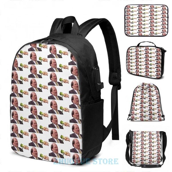 backpack graphic print the office kevin doesnt like broccoli usb charge men school bags women bag travel laptop
backpack graphic print the office kevin doesnt like broccoli usb charge men school bags women bag travel laptop