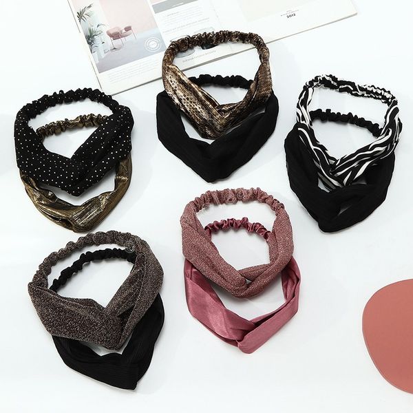 2pcs/set women retro cross headbands solid color polka dot hair bands female daily turban bandanas face wash hair accessories, Slivery;white
2pcs/set women retro cross headbands solid color polka dot hair bands female daily turban bandanas face wash hair accessories, Slivery;white