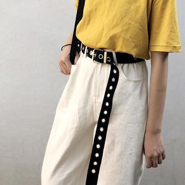 belts punk fashion canvas women long belt metal square pin buckle waist strap female student jeans casual waistband, Black;brown
belts punk fashion canvas women long belt metal square pin buckle waist strap female student jeans casual waistband, Black;brown