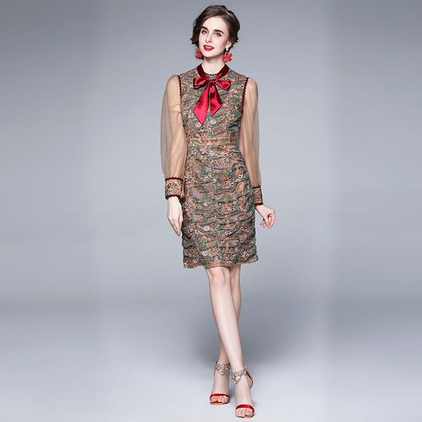 casual dresses 2021 spring long sleeve birthday dress for women shirring heavy industry embroidery high waist sheath elegant, Black;gray
casual dresses 2021 spring long sleeve birthday dress for women shirring heavy industry embroidery high waist sheath elegant, Black;gray