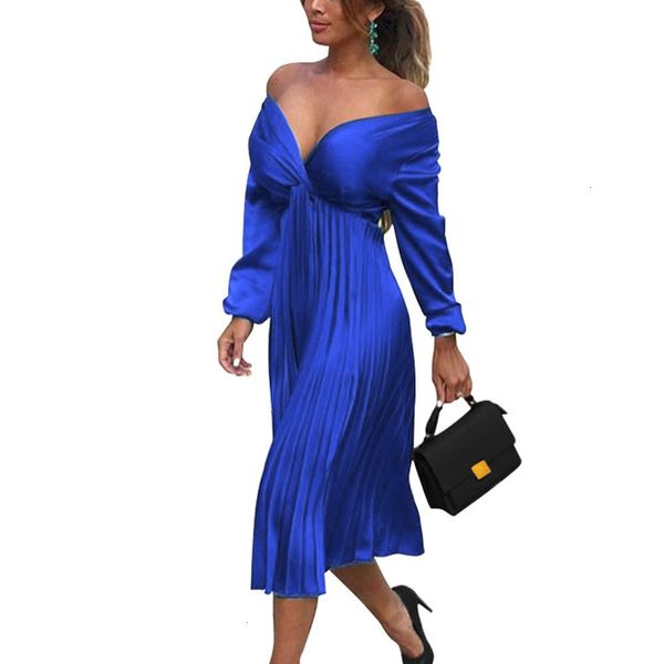 new 2021 long women elegant off shoulder v neck satin pleated midi spring summer simple fake silk vestidos 8cp4, Black;gray
new 2021 long women elegant off shoulder v neck satin pleated midi spring summer simple fake silk vestidos 8cp4, Black;gray