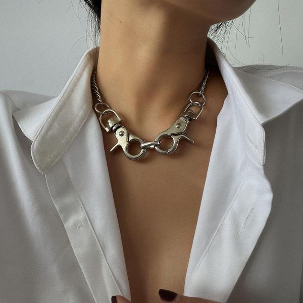 chokers exaggerated big clasp pendant choker necklace collares jewelry for women gothic silver color chunky chain charm, Golden;silver
chokers exaggerated big clasp pendant choker necklace collares jewelry for women gothic silver color chunky chain charm, Golden;silver