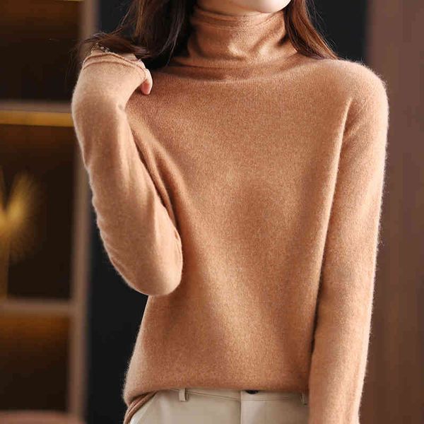 women's sweaters ladies turtleneck 100% pure wool girls knitted fall winter cashmere pullover loose large size ax3h, White;black
women's sweaters ladies turtleneck 100% pure wool girls knitted fall winter cashmere pullover loose large size ax3h, White;black